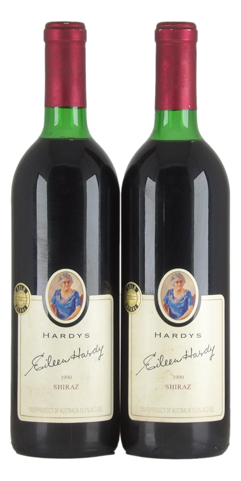 Hardys Eileen Hardy Shiraz 1990 (2x 750mL), SA.