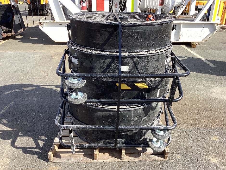 <p>Kinchrome Industrial Drum Fans x 5</p>