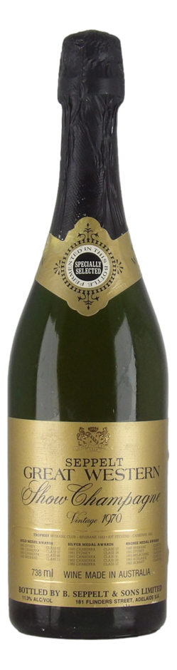 Seppelt Great Western Show Champagne 1970 (1x 750mL)