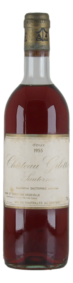 Chateau Gilette Doux Sauternes 1955 (1x 730mL) France