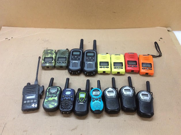 Oricom/Camkiy/Icom Mixed Brand & Model Portable Two-Way Radios (Lot of 16)