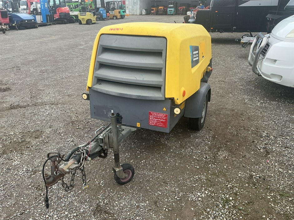 Atlas Copco XAS88 Trailer Mounted Compressor