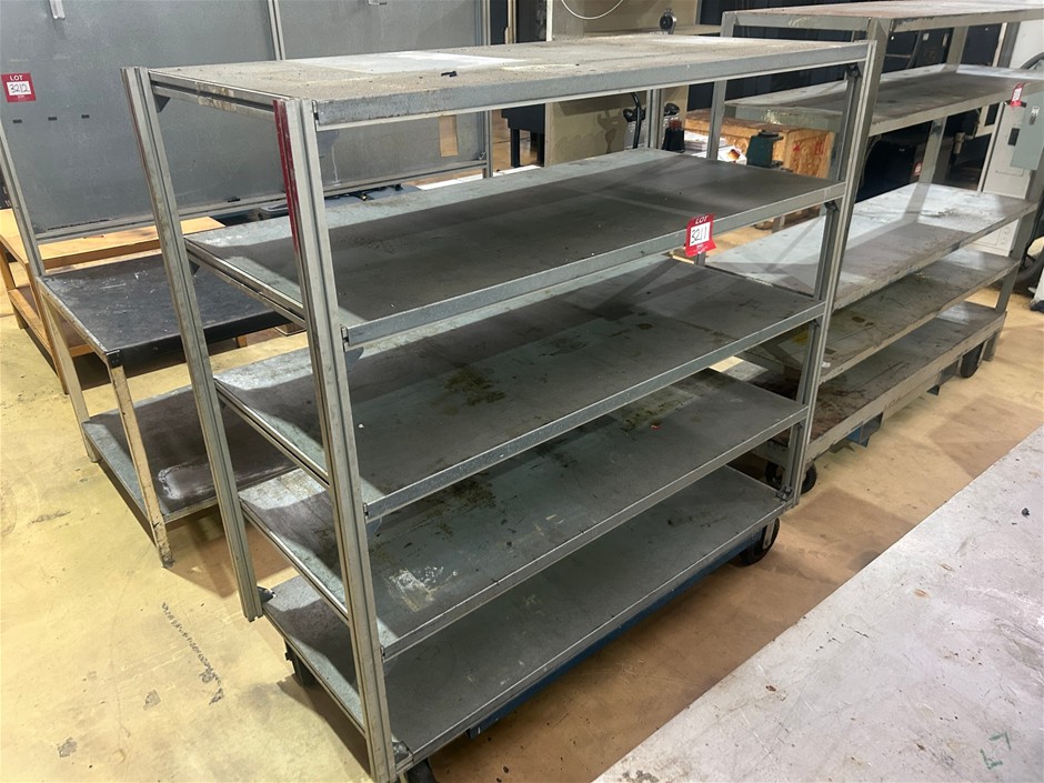Mobile Steel Shelving Unit