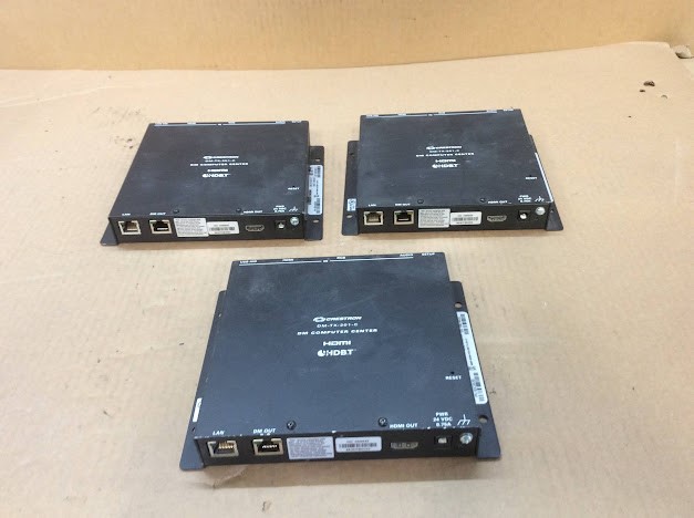 Crestron DM-TX-201-C DM Computer Center (Lot of 3)
