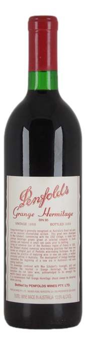 Penfolds Bin 95 Grange Hermitage 1988 (1x 750mL) SA.