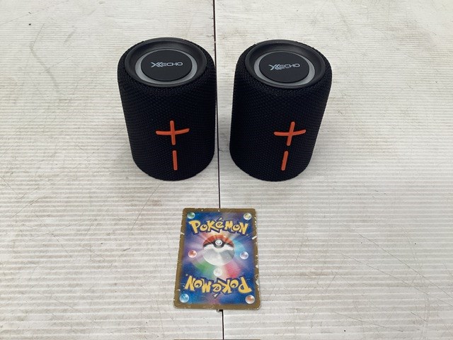 Xecho Portable Bluetooth Speakers And Pokemon Trading Card