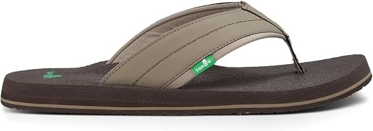 SANUK Men's Beer Cozy 2 Flip-Flop, US9/EU42, Brindle, SMS10868. Buyers Not