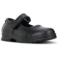 GROSBY Girl's Mary Jane School Shoe, Size 4US/3 UK, Black, 401478. Buyers