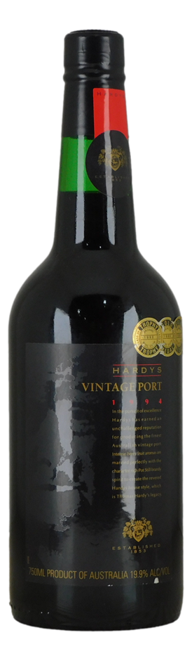 Hardy's Vintage Port 1994 (1x 750mL), SA.