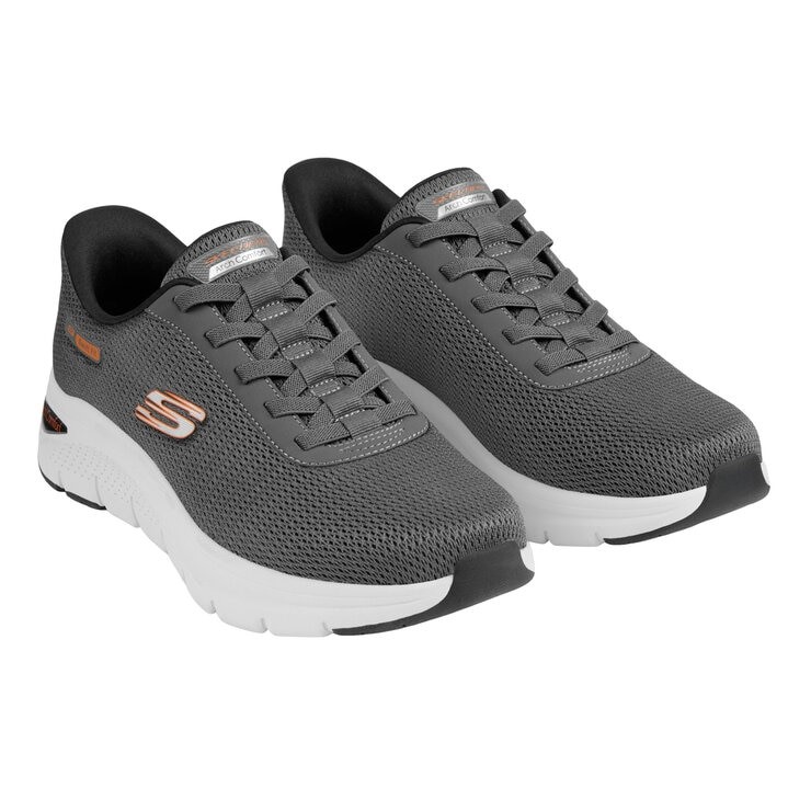 SKECHERS Men's Arch Comfy 2.0 Shoes, Size US9, Grey (CCOR), 66752CS. Buyer