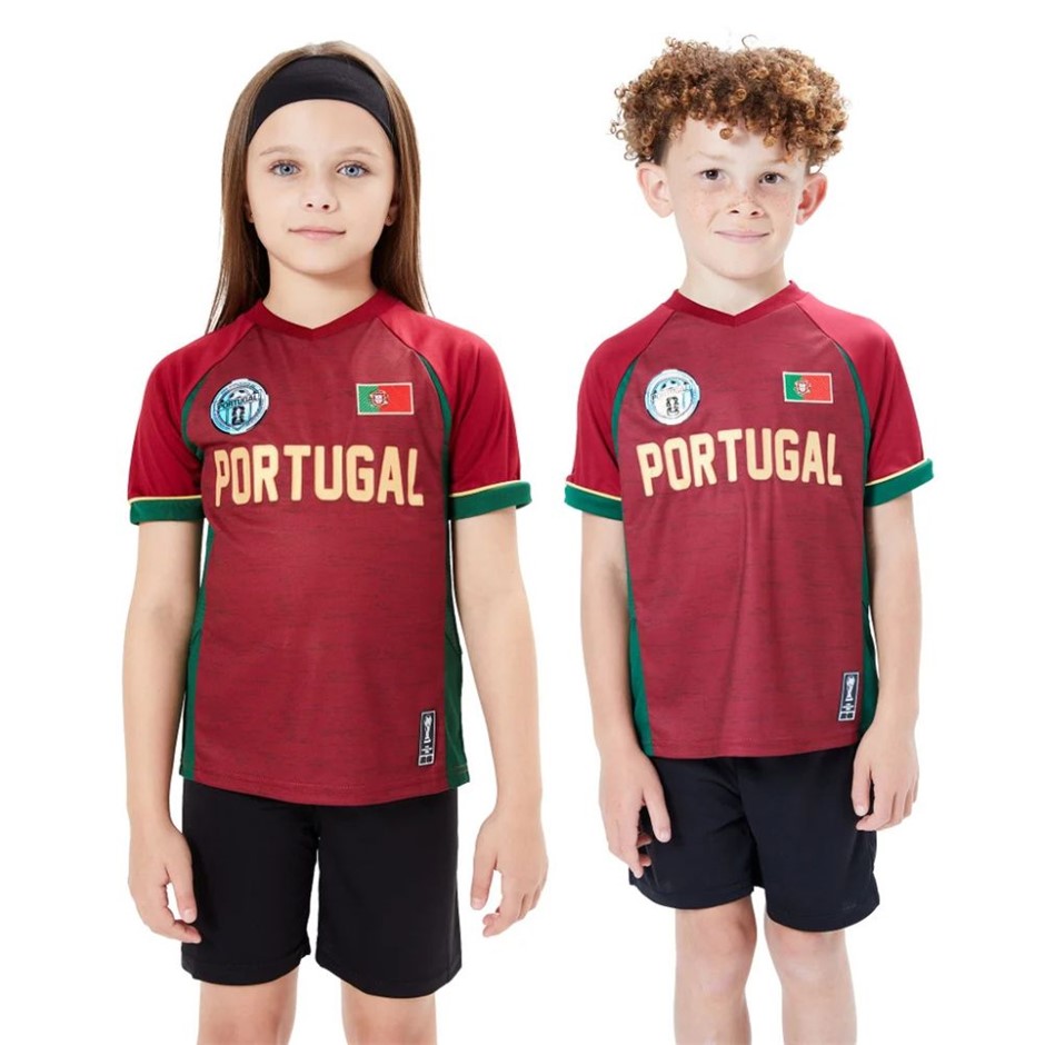 FIFA Kids' Unisex Jersey Top, Size XS (4/5), Portugal. Buyers Note - Disco