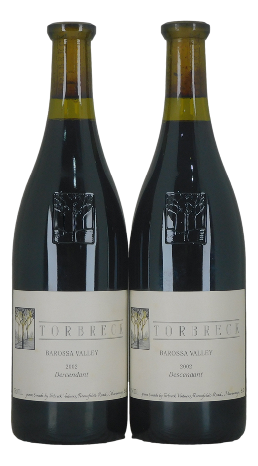 Torbreck Descendant Shiraz Viognier 2002 (2x 750mL), Barossa Valley.