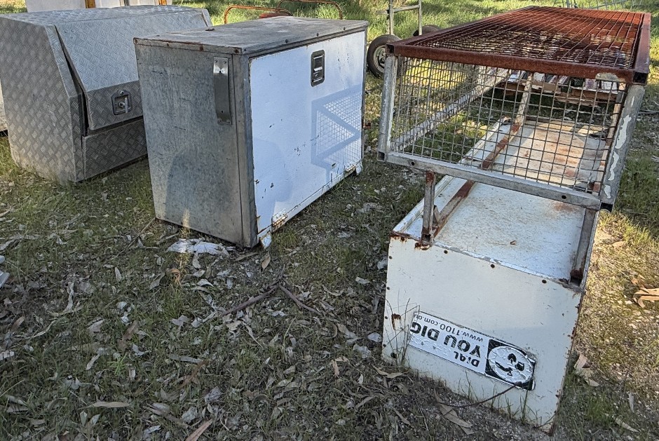 3x Vehicle Toolboxes Three Units
