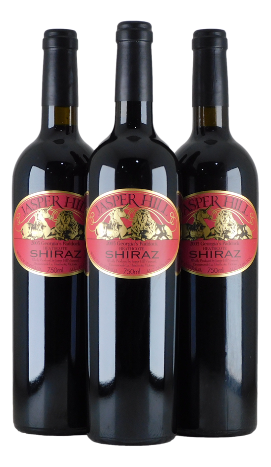 Jasper Hill Georgia's Paddock Shiraz 2003 (3x 750mL), Heathcote, VIC.