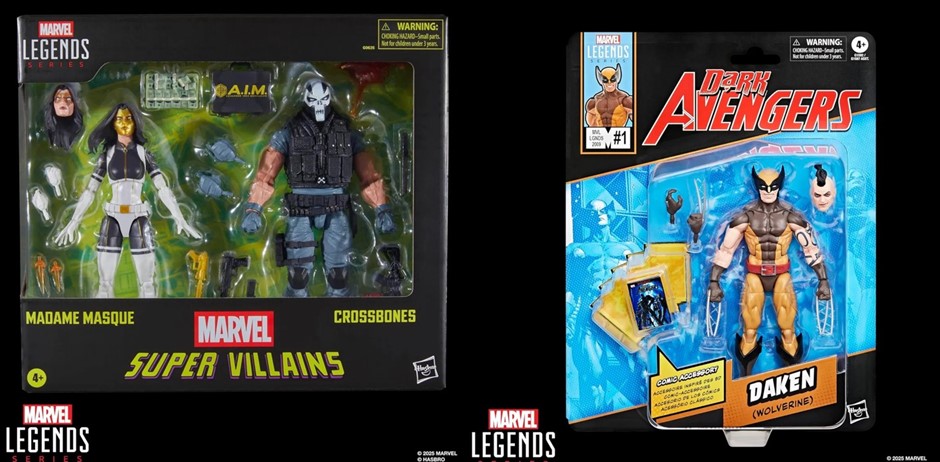 Pack of Marvel Legends Figurine Toys: 1 x Marvel Legends Series Daken (Wol