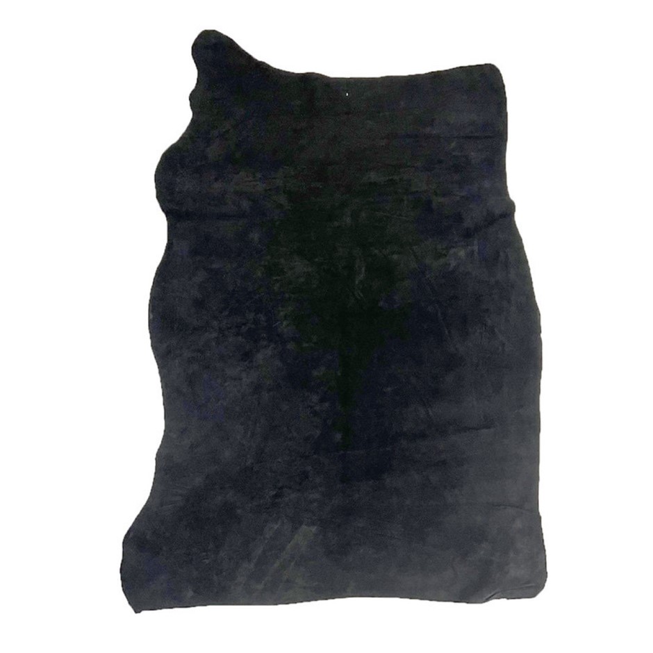 7sqft Top Grade Black Colour Split Suede Pig Hide