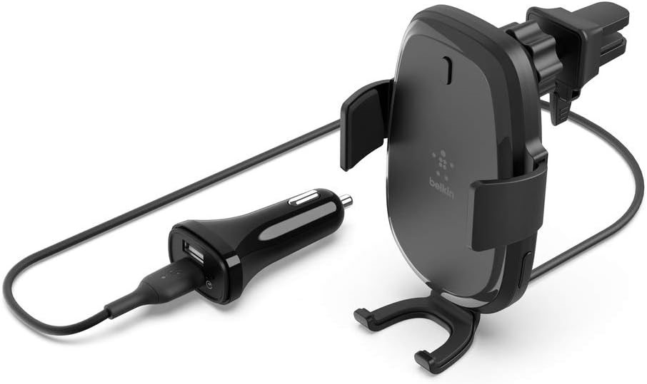 BELKIN WIC001btBK Boost Wireless Car Charger With Vent Mount 10W.