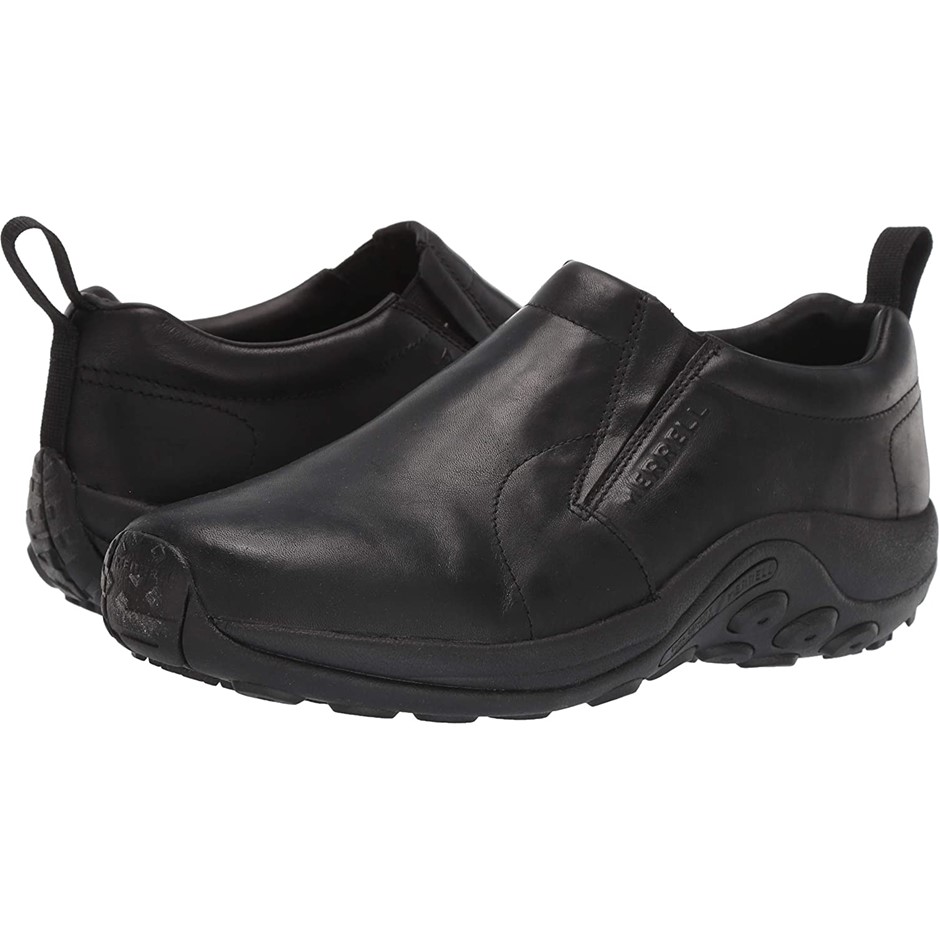 MERRELL Men's Jungle Moc Leather 2 Shoes, Size US 9.5M (EU43.5), Black, J17