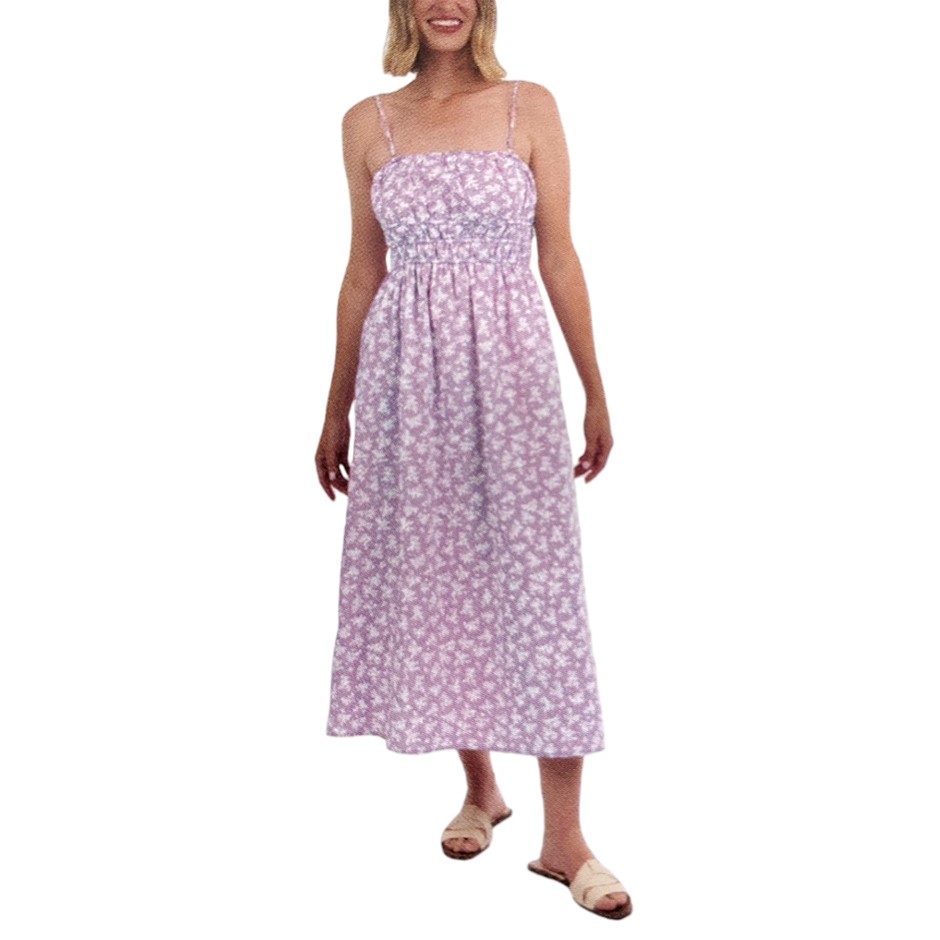 BILLABONG Women's Sundress, Size L, Purple.
