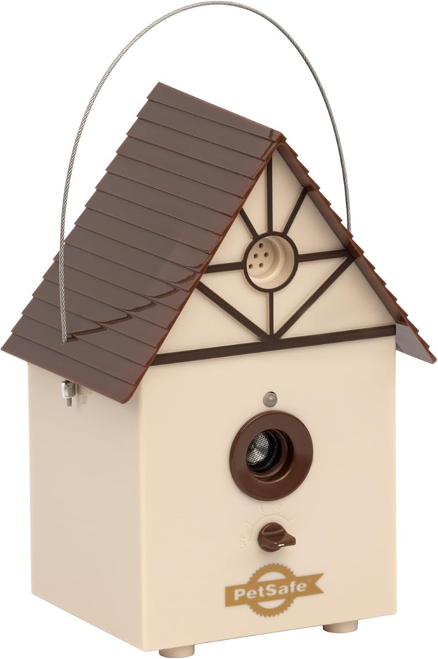 PETSAFE Outdoor Ultrasonic Bark Deterrent, Up to 50 ft. Range. NB: Damaged