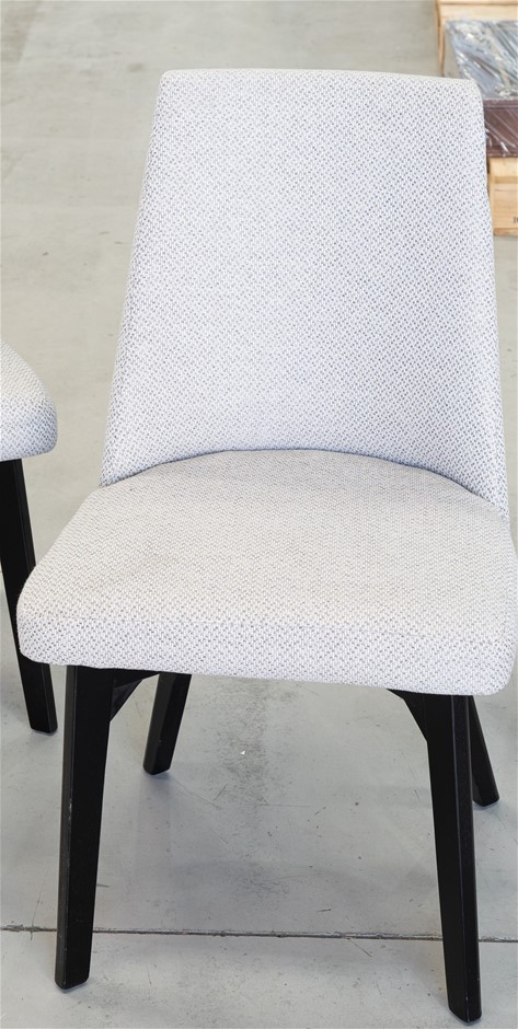 MORAN Dining Chair. NB: Has been used, has stains on fabric.