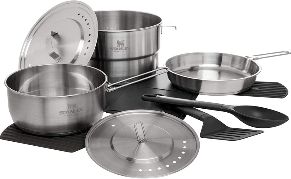 STANLEY Adventure Even-Heat Camp Pro Cook Set, 11pcs.