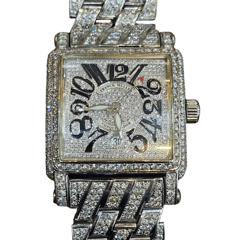 FRANCK MULLER CONQUISTADOR CORTEZ KING 45MM 10000 K SC CUSTOM DIAMOND WXO