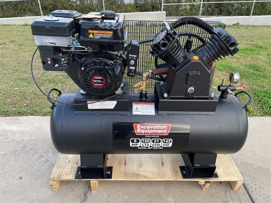 150 Litre Portable Industrial Air Compressor (Unused)