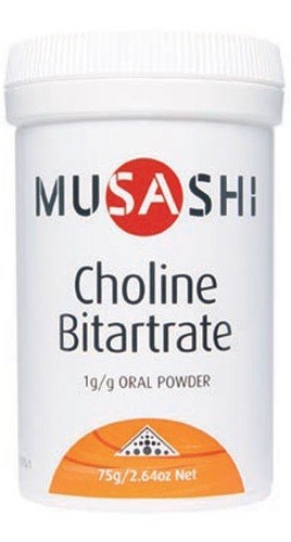 Choline Bitartrate by Musashi - Size 75g