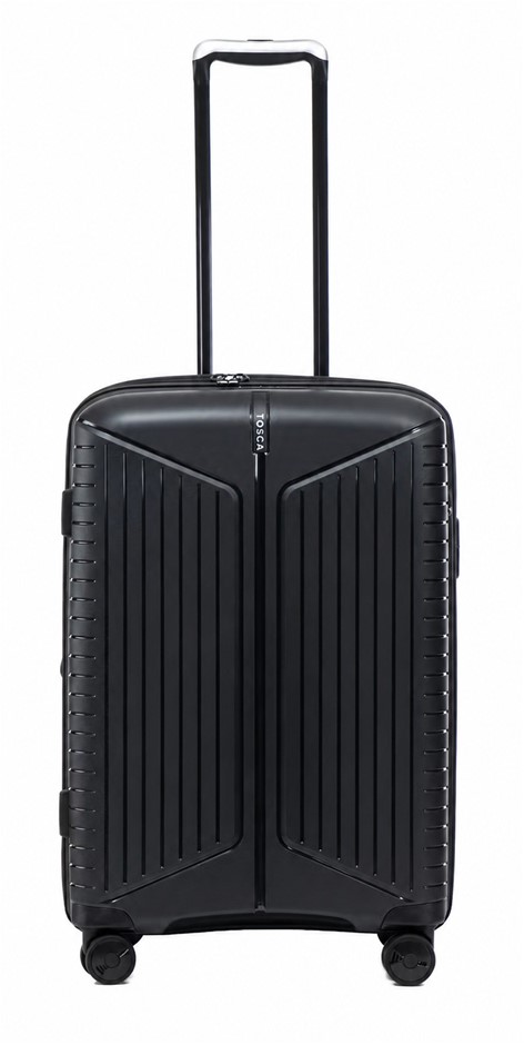 TOSCA Nova Hardside Luggage, Medium 65cm, Black NB: obvious scratches