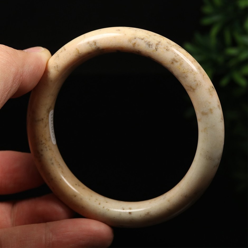 63.0mm Certified Natural Jade Bangle
