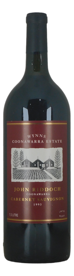 Wynns `John Riddoch` Cabernet Sauvignon 1993 (1x 1.5L) Coonawarra, SA
