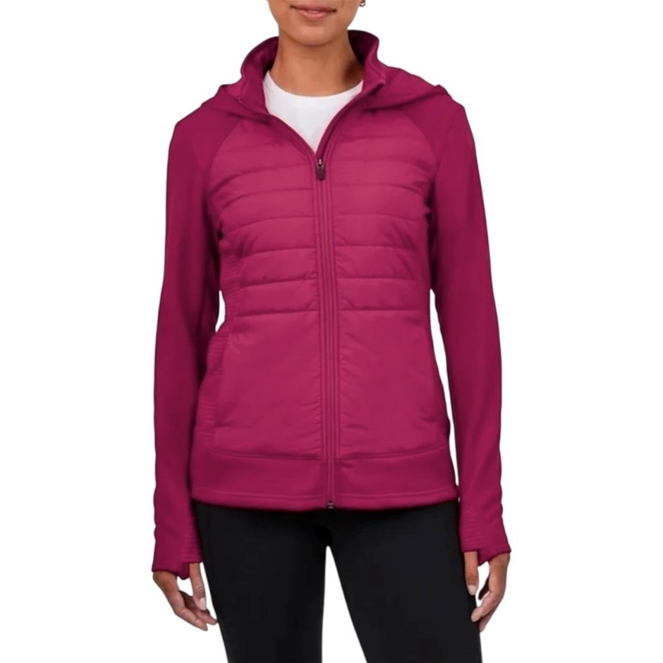 TUFF Women's Hybrid Fleece-Lined Running Jacket, Size XS, Pink.  Buyers Not