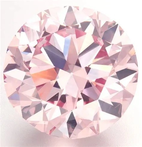 0.01 Carat West Australian Pink PC 1 round diamond certified