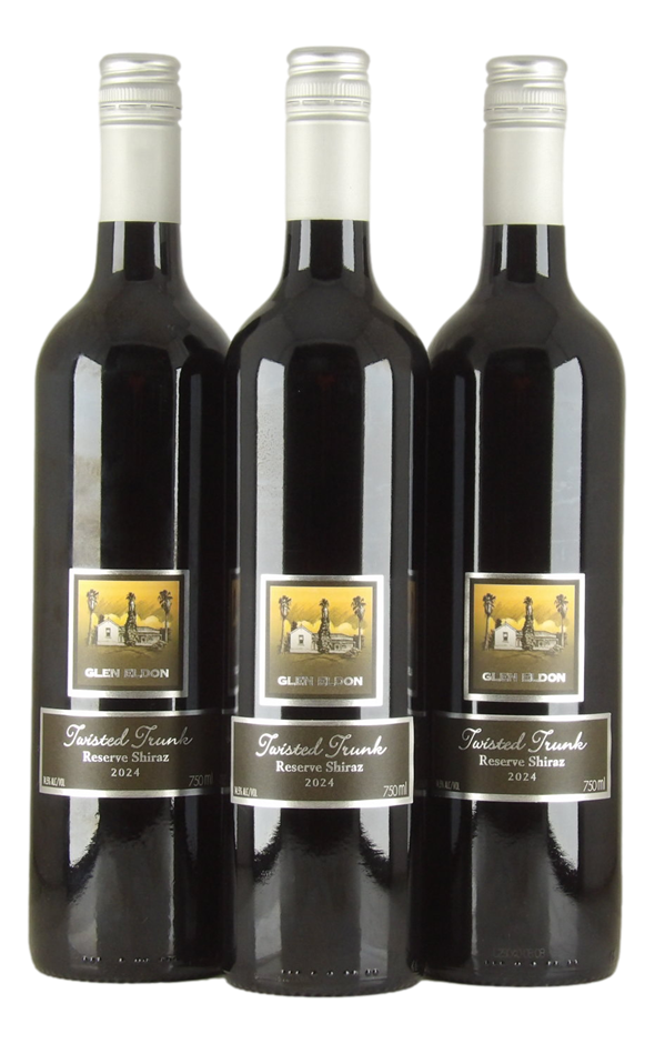 Glen Eldon Twisted Trunk Reserve Shiraz 2024 (3x 750mL).