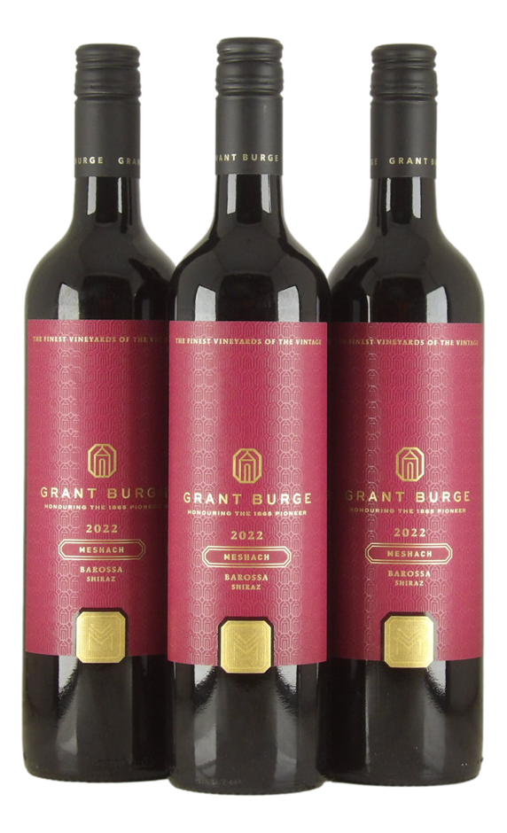 Grant Burge Meshach Barossa Shiraz 2022 (3x 750mL).