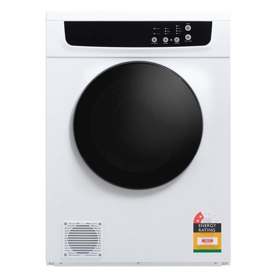 Premium 7kg Vented Dryer, White (59.5cm x 84.0cm x 55.5cm)