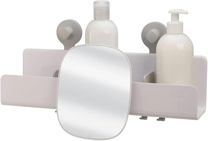 JOSEPH JOSEPH EasyStore Large shower shelf with removable mirror - White NB