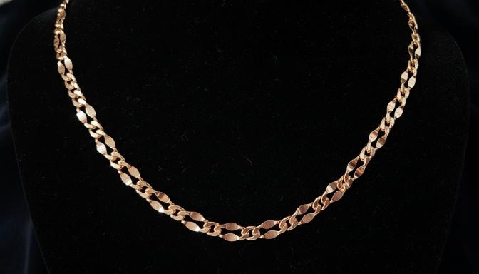 18K/Italy Stamped Rose Gold Filled Cuban Chain -50MM-5mm