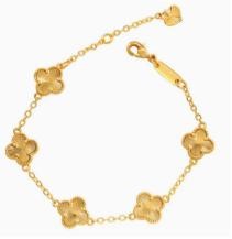 18k Yellow Gold Filled Plated Bracelet- Warranty Quality-Bonus Gift
