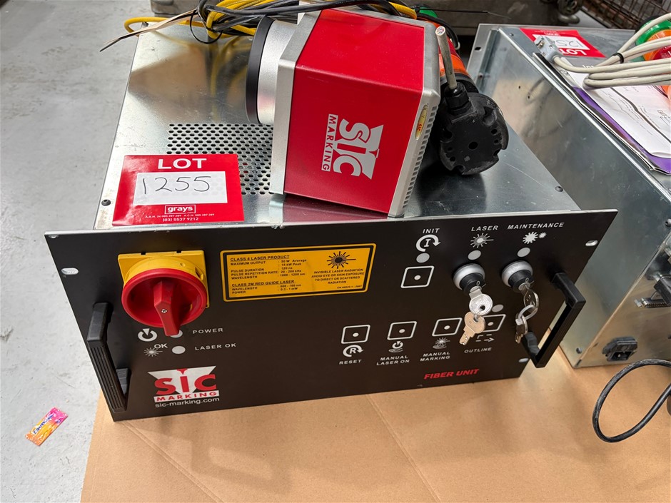 <p><b>1 x SIC Laser part marking systems</b></p>