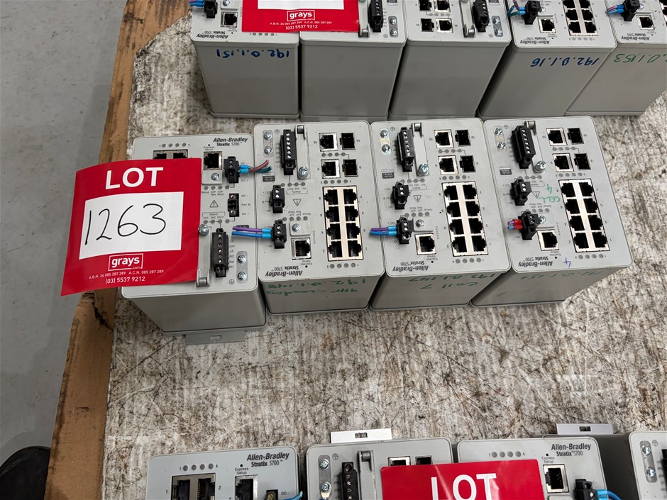 4x Allen Bradley Stratix 5700 Managed Switch