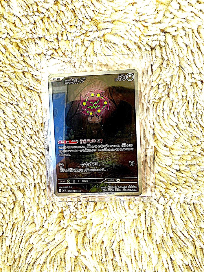 Spiritomb AR Japanese dark holo art rare.