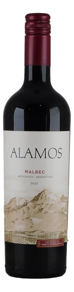 Alamos Malbec 2023 (6x 750mL), Argentina.