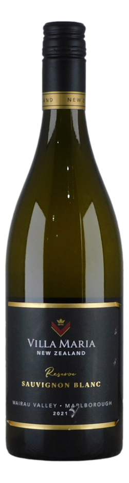 Villa Maria Reserve Sauvignon Blanc 2021 (6x 750mL), NZ.
