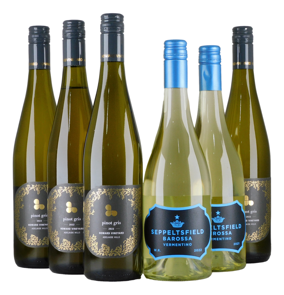 Mixed White Wine Pack (6x 750mL). SA.