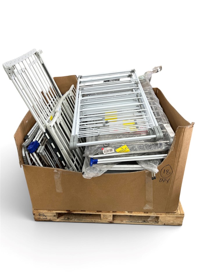 18 x Assorted Coat Hangers. NB: Products are untested/condition unknown. So