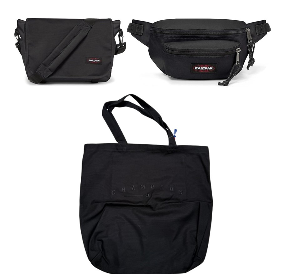 Assorted Box of Bags, incl: 6x Eastpak Messenger Bags, 3 x Eastpak Bumbags,