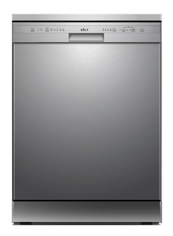 60cm Freestanding Dishwasher - Stainless Steel NB: powers on, no further te