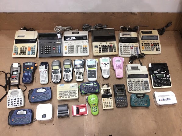 Casio/Brother Mixed Brand and Model Printing  Calculators/Handheld Label